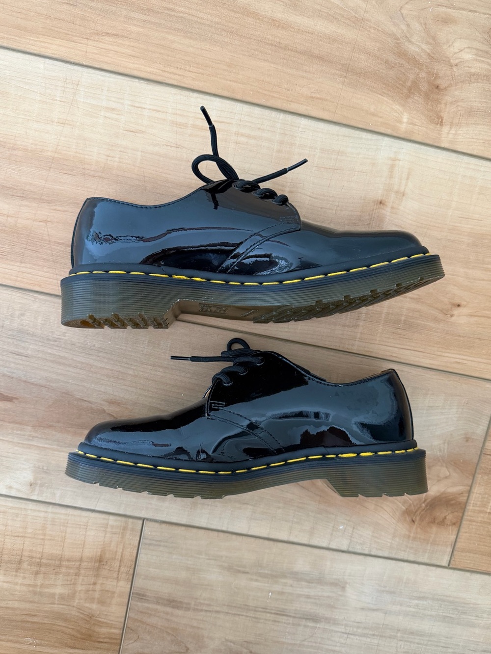 Dr. Martens Black Patent Oxfords